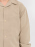 Eastern Starry Embossed Wash & Wear 2 Piece Set (Warm Beige)